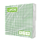 Салфетки бумажные Gratias Зеленая клетка, 3 сл